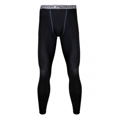 Active Men Black Baselayer Leggings