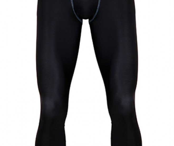 Active Men Black Baselayer Leggings
