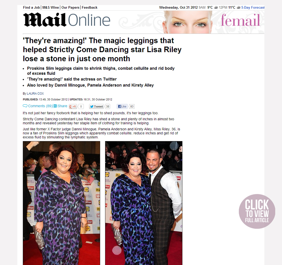 DAILY MAIL Lisa Riley