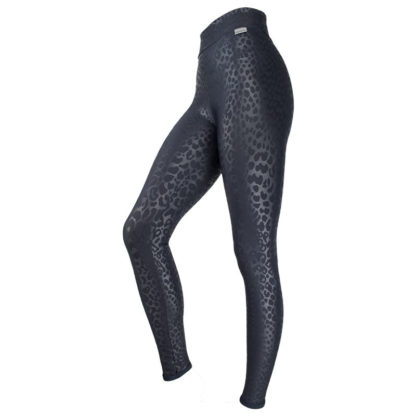 SLIM Boost Leopard Compression Leggings with Silver Anti-bacterial Finish